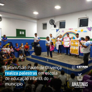 Imagem da notícia - Cetam/São Paulo de Olivença realiza palestras em escola de educação infantil do município