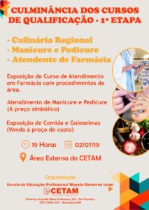 Imagem da notícia - Cetam/Itacoatiara: evento marca a formatura dos cursos de qualificação