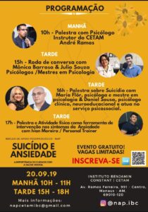 Imagem da notícia - Cetam promove evento que discutirá suicídio, ansiedade e saúde mental