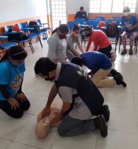 Imagem da notícia - Alunos do Cetam realizam treinamento para salvar vidas