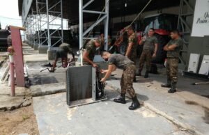 Imagem da notícia - Turmas de soldados fazem aula prática de cursos profissionalizantes